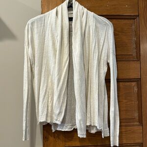 Theory Linen/Silk drapey sweater/shawl